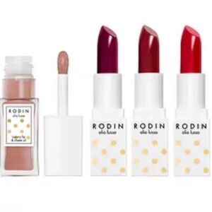 RODIN Lipstick Set- 3pc with face and lip oil